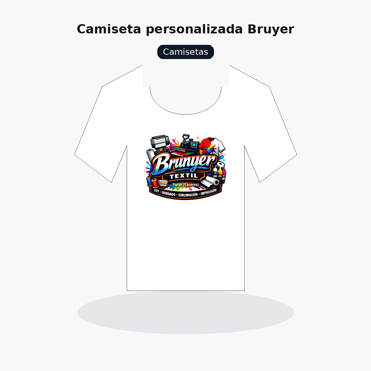 Camiseta personalizada Bruyer